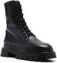 Stuart Weitzman Leren veterlaarzen Zwart - Thumbnail 2