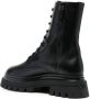 Stuart Weitzman Leren veterlaarzen Zwart - Thumbnail 3