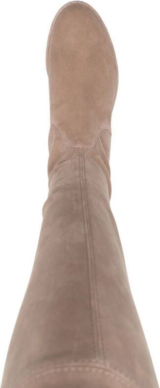 Stuart Weitzman Lowland knielaarzen Beige