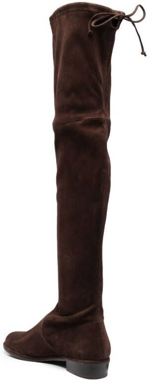 Stuart Weitzman Lowland overknee laarzen Bruin