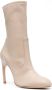 Stuart Weitzman Luxecurve stretch laarzen Beige - Thumbnail 2