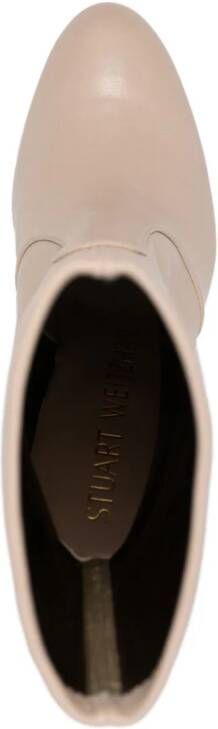 Stuart Weitzman Luxecurve stretch laarzen Beige