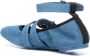 Stuart Weitzman Maverick leren ballerina's Blauw - Thumbnail 3