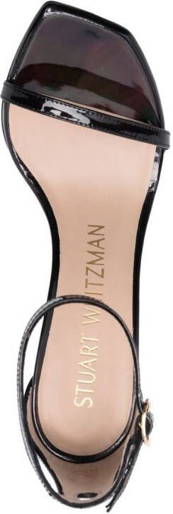 Stuart Weitzman Metallic sandalen Zwart