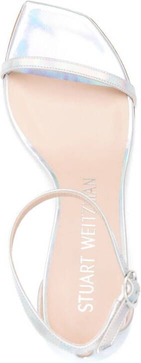 Stuart Weitzman Metallic sandalen Zilver