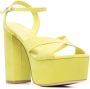 Stuart Weitzman Miami sandalen met plateauzool Groen - Thumbnail 2