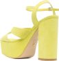 Stuart Weitzman Miami sandalen met plateauzool Groen - Thumbnail 3