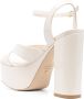 Stuart Weitzman Miami sandalen met plateauzool Beige - Thumbnail 3