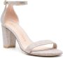 Stuart Weitzman Nearlynude sandalen met glitter Roze - Thumbnail 2