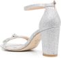 Stuart Weitzman Nearlynude sandalen verfraaid met kristallen Zilver - Thumbnail 3