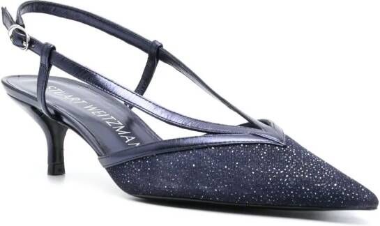 Stuart Weitzman Noche slingback pumps Blauw