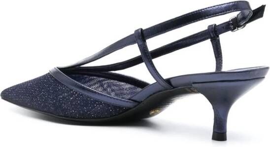 Stuart Weitzman Noche slingback pumps Blauw