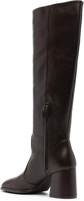 Stuart Weitzman Nola leren knielaarzen Bruin