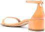 Stuart Weitzman Nudist Curve lakleren sandalen Oranje - Thumbnail 3