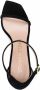 Stuart Weitzman Nudist Curve suède sandalen Zwart - Thumbnail 4