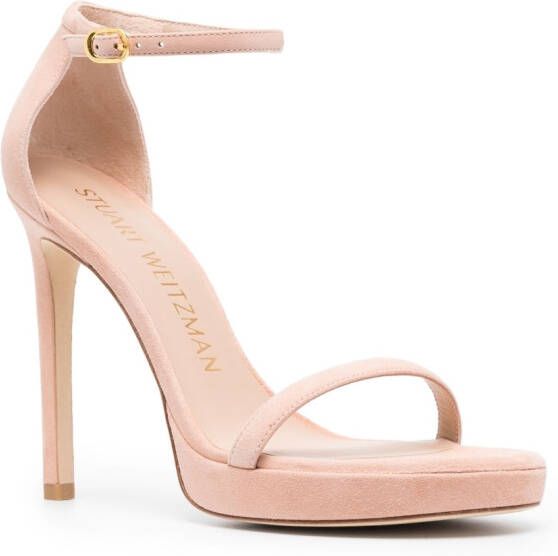 Stuart Weitzman Nudist Disco sandalen Roze