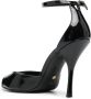 Stuart Weitzman Nudistjune leren sandalen Zwart - Thumbnail 3