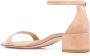 Stuart Weitzman Nudist sandalen met open neus Beige - Thumbnail 3