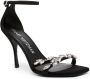 Stuart Weitzman Nudist Vow suède sandalen Zwart - Thumbnail 2