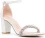 Stuart Weitzman Nudistcurve leren sandalen Wit - Thumbnail 2