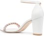 Stuart Weitzman Nudistcurve leren sandalen Wit - Thumbnail 3