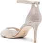 Stuart Weitzman Nudistcurve sandalen met blokhak Beige - Thumbnail 3