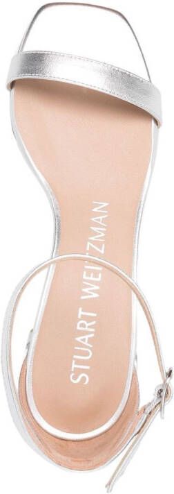 Stuart Weitzman NudistJune sandalen Zilver