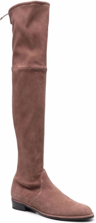 Stuart Weitzman Overknee laarzen Bruin