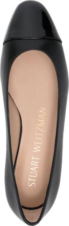 Stuart Weitzman Leren ballerina's Zwart