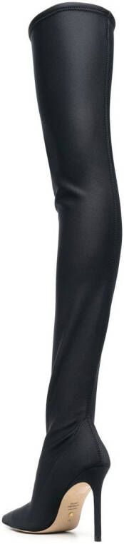 Stuart Weitzman Pipe overknee laarzen Zwart