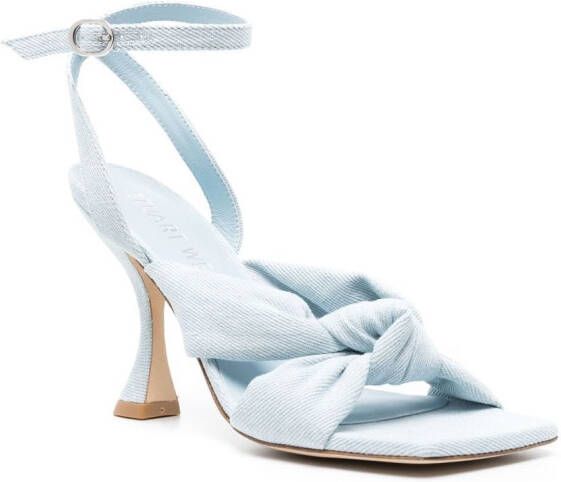 Stuart Weitzman Playa sandalen met bandje Blauw