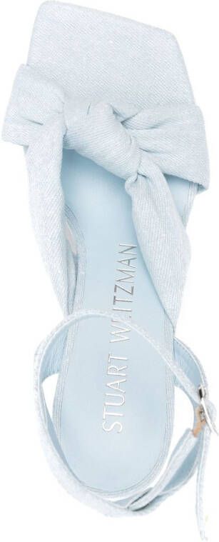 Stuart Weitzman Playa sandalen met bandje Blauw