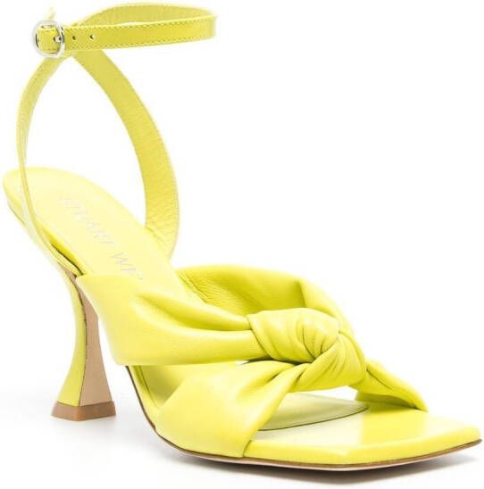 Stuart Weitzman Playa sandalen met enkelbandje Groen