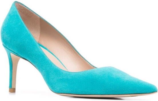 Stuart Weitzman Suède pumps Blauw