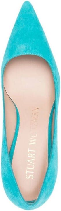 Stuart Weitzman Suède pumps Blauw