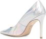 Stuart Weitzman Pumps met holografisch effect Zilver - Thumbnail 3