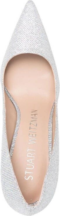 Stuart Weitzman Pumps met metallic-effect Grijs