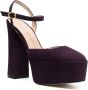 Stuart Weitzman Pumps met plateauzool Paars - Thumbnail 2