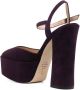 Stuart Weitzman Pumps met plateauzool Paars - Thumbnail 3