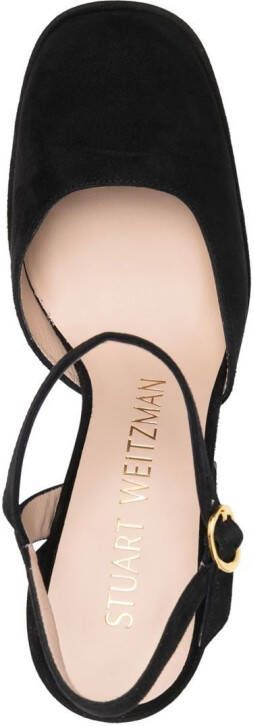 Stuart Weitzman Pumps met plateauzool Zwart