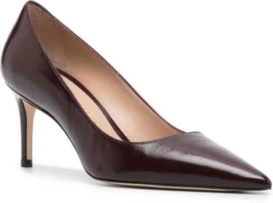 Stuart Weitzman Pumps met puntige neus Paars