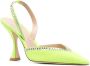 Stuart Weitzman Pumps verfraaid met kristallen Groen - Thumbnail 2