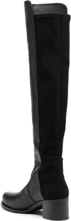 Stuart Weitzman Reserve Bold leren laarzen Zwart