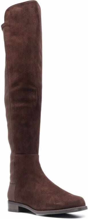 Stuart Weitzman Reserve knielaarzen Bruin