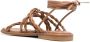 Stuart Weitzman Sandalen met gevlochten bandje Bruin - Thumbnail 3