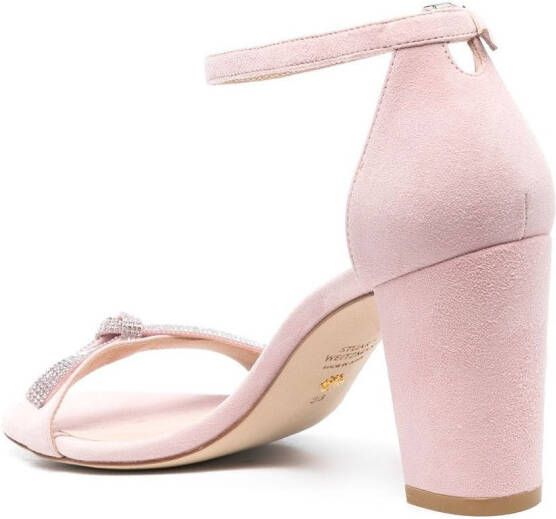 Stuart Weitzman Sandalen met hak Roze