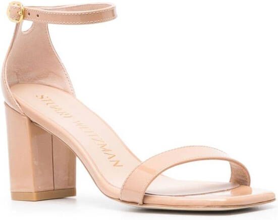 Stuart Weitzman Sandalen met open neus Beige