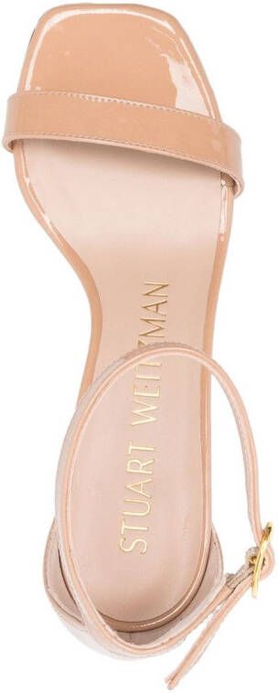 Stuart Weitzman Sandalen met open neus Beige