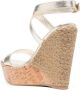 Stuart Weitzman Sandalen met open neus Goud - Thumbnail 3