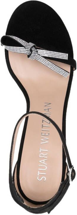 Stuart Weitzman Sandalen met plateauzolen Zwart